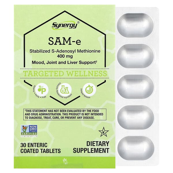 БАД Synergy SAM-e 400 mg 30 таблеток