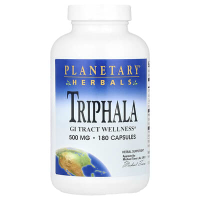 Triphala, 180 капсул (500 mg в каждой капсуле)