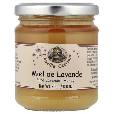 Натуральный лавандовый мед, 8.8 oz (250 g)