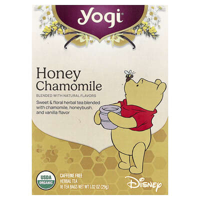 Травяной чай Yogi Tea Honey Chamomile Caffeine Free 16 Tea Bags 1.02 oz (29 g)
