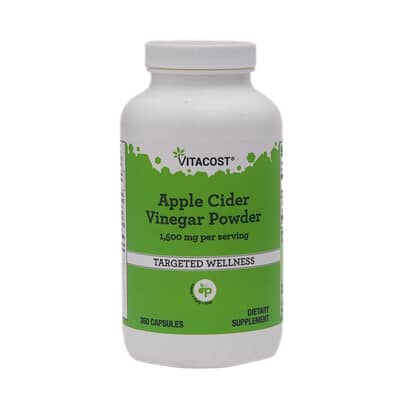 Apple Cider Vinegar Powder, 360 Capsules (500 mg per Capsule)