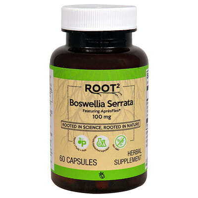 Root2, Boswellia Serrata Featuring AprésFlex®, 100 mg, 60 Capsules
