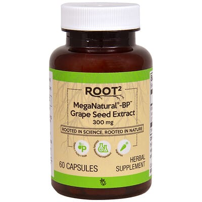 MegaNatural®-BP™ экстракт виноградных косточек 300 mg, 60 капсул