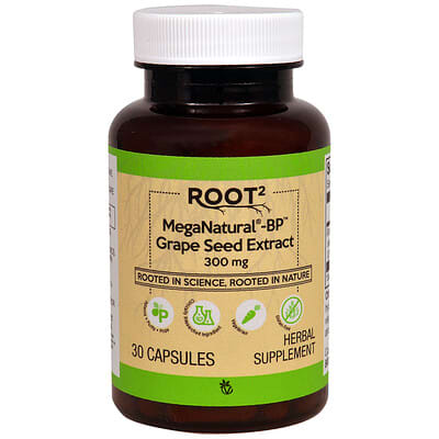 Vitacost MegaNatural®-BP™ экстракт виноградных косточек 300 mg 30 Capsules