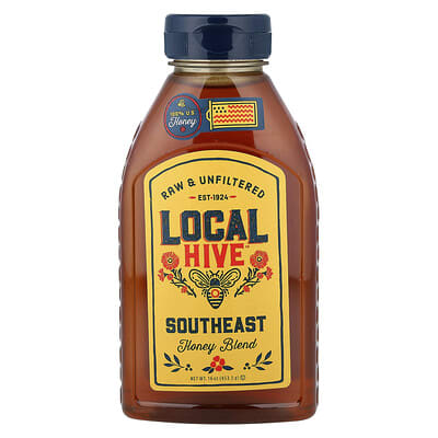 Мед Honey Blend Southeast, Raw & Unfiltered, 16 oz