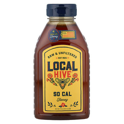Мед, So Cal, сырой и нефильтрованный, 16 oz (453.5 g)