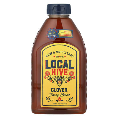 Мед Honey Blend Clover Raw & Unfiltered, 32 oz (907 g)