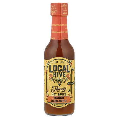 Honey Hot Sauce, Mango Habanero, Medium, 6 oz (172 g)