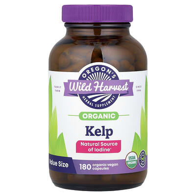 Organic Kelp, 180 Organic Vegan Capsules