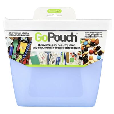 Походная фляга Humangear Go Pouch™, Medium, Blue, 28 fl oz (800 ml)