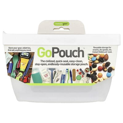Go Pouch™, Small, Clear, 12 fl oz (400 ml)
