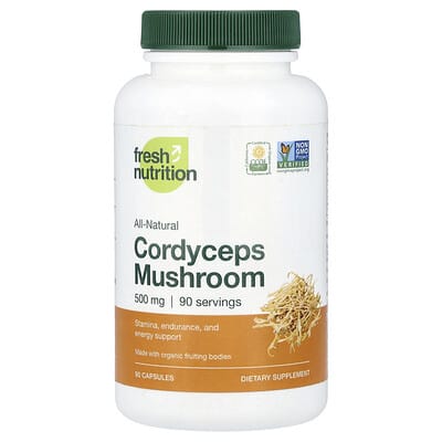 Fresh Nutrition Гриб Кордицепс, 500 mg, 90 капсул