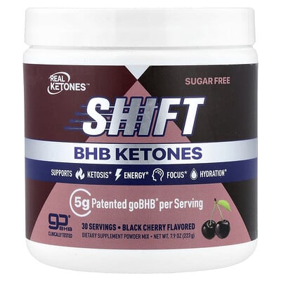 Shift, BHB Ketones Powder Mix, Black Cherry, 7.9 oz (223 g)