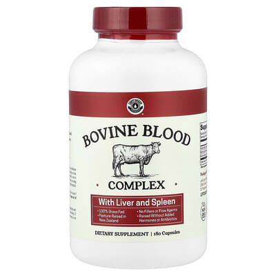 Комплекс Bovine Blood с печенью и селезенкой, 180 капсул