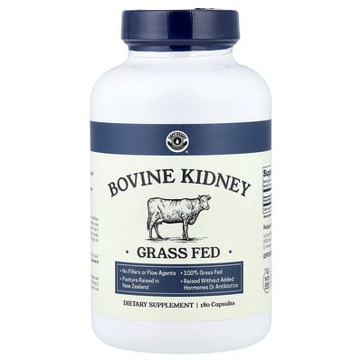 Bovine Kidney, 180 Capsules (500 mg per Capsule)