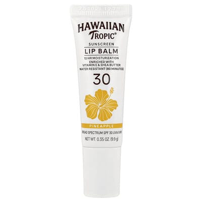 Sunscreen Lip Balm, SPF 30, Pineapple, 0.35 oz (9.9 g)
