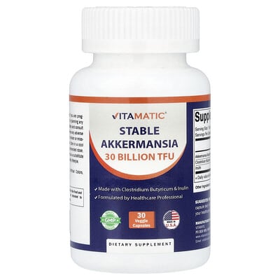 Stable Akkermansia, 30 вегетарианских капсул