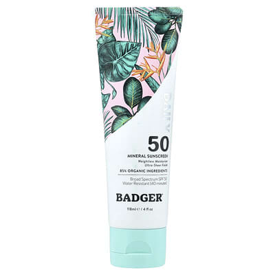 Daily Mineral Sunscreen, SPF 50, 4 fl oz (118 ml)