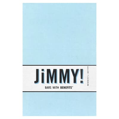 Протеиновый батончик JiMMY! Bars With Benefits™, Double Fudge Brownie, 12 штук по 2.05 oz (58 g)