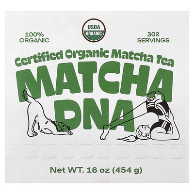 Органический чай матча Matcha DNA, 16 oz (454 g)