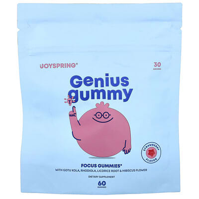 Желейные витамины Genius Gummy Strawberry, 60 шт.