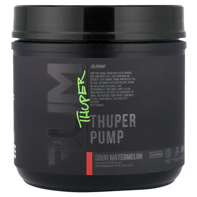 Bum, Thuper Pump, Sour Watermelon, 20.46 oz (580 g)