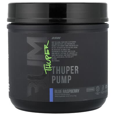 Bum, Thuper Pump, Blue Raspberry, 20.11 oz (570 g)