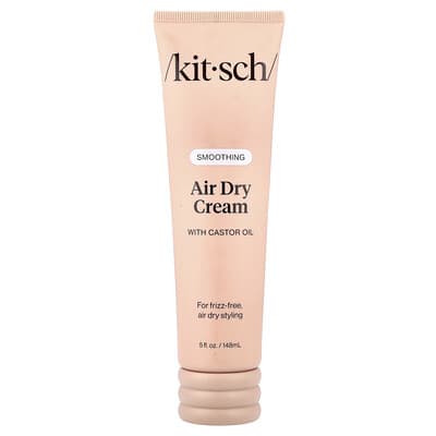 Kitsch Smoothing Air Dry крем для укладки с маслом касторови, 5 fl oz (148 ml)