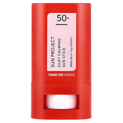 Thank You Farmer Солнцезащитный стик Silky Calming, SPF 50+ PA++++, 0.49 oz (14 g)
