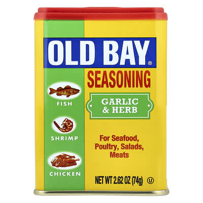 Приправа Garlic & Herb, 2.62 oz (74 g)