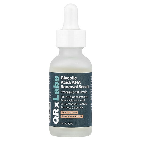 QRxLabs сыворотка с гликолевой кислотой/AHA, 30 ml