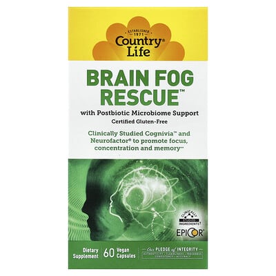Brain Fog Rescue™ капсулы веганские 60 шт