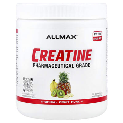 Креатин ALLMAX Tropical Fruit Punch, 6.7 oz (190 g)