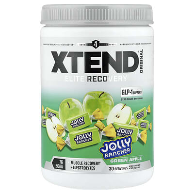 Аминокислоты XTEND Elite Recovery, Jolly Rancher Green Apple, 14.7 oz (417 g)