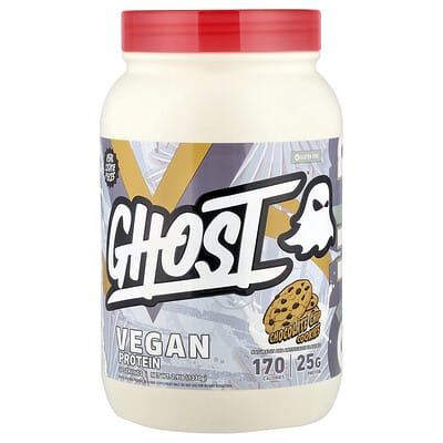 Ghost протеин Vegan Protein Chocolate Chip Cookies 2.9 lb (1,330 g)
