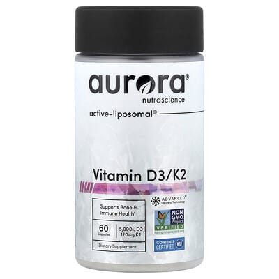 Витамин D3 / K2 Aurora Nutrascience 60 капсул