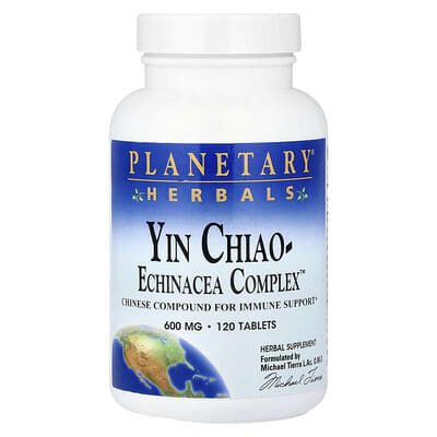 Planetary Herbals Yin Chiao-Echinacea Complex™, 120 таблеток
