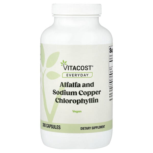 Everyday, Alfalfa and Sodium Copper Chlorophyllin, 300 Capsules