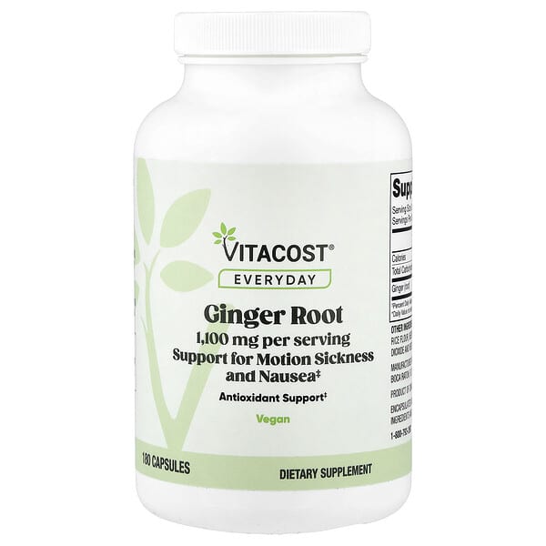 Ginger Root, 180 капсул (550 mg на капсулу)