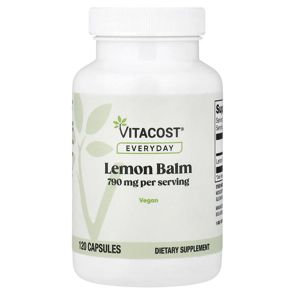 Vitacost мелисса в капсулах 120 шт (395 mg)