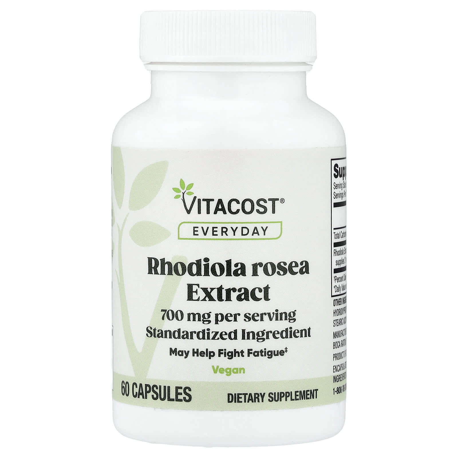 Everyday экстракт Rhodiola Rosea, 60 капсул (350 мг на капсулу)