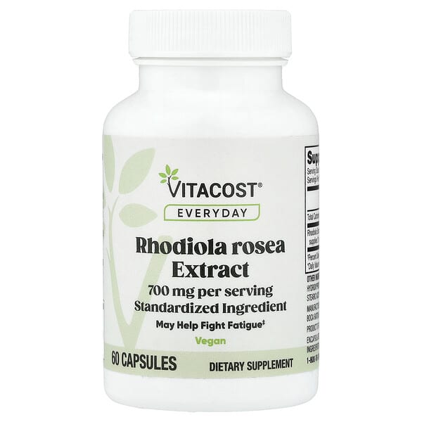 Everyday экстракт Rhodiola Rosea, 60 капсул (350 мг на капсулу)
