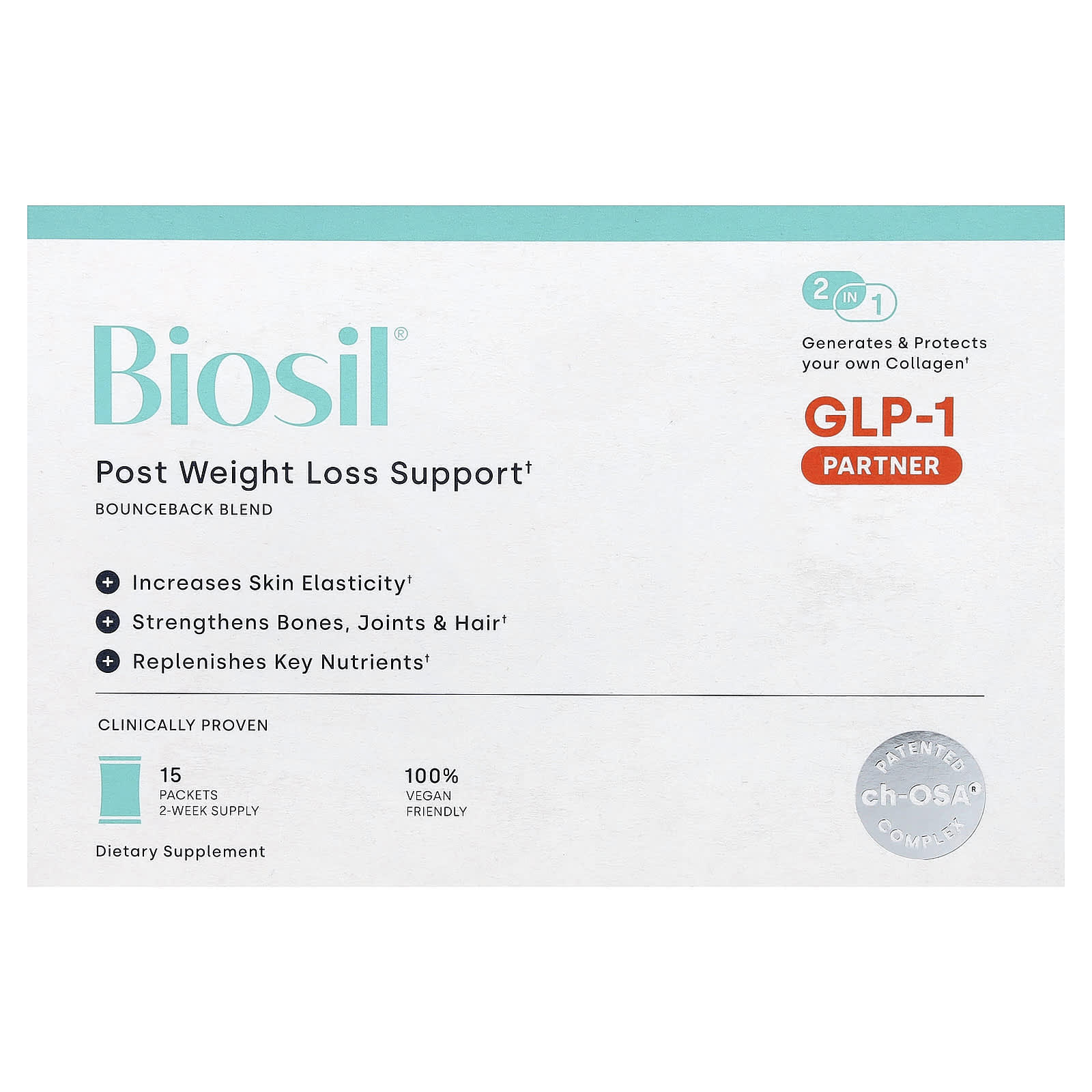 Post Weight Loss Support, 15 Packets