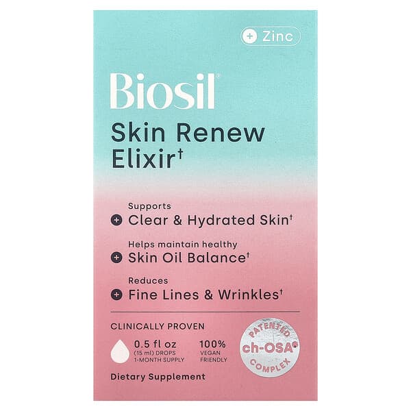 Skin Renew Elixir + Zinc, 0.5 fl oz (15 ml)
