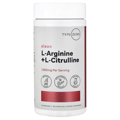 L-Arginine + L-Citrulline капсулы TypeZero, 180 шт