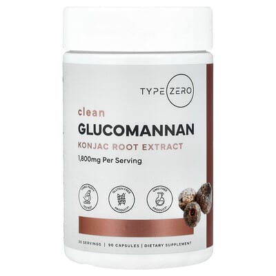 TypeZero капсулы Glucomannan, 90 шт