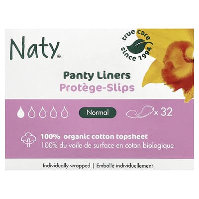 Panty Liners, прокладки для нижнего белья, обычные, 32 шт.
