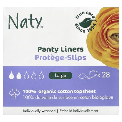 Panty Liners, Large, 28 шт