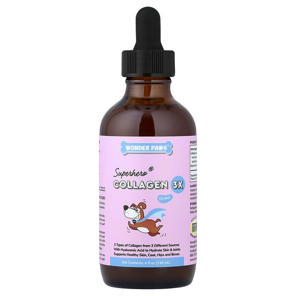 Коллаген Superhero® 3X для собак 4 fl oz (118 ml)