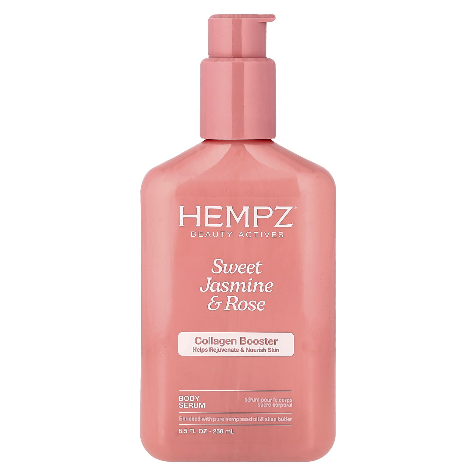 Collagen Booster Body Serum, Sweet Jasmine & Rose, 8.5 fl oz (250 ml)